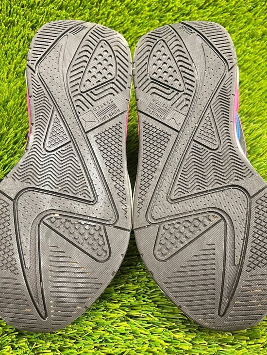 Puma RS Pulsoid Cosmic Boys Size 6Y Black Pink Blue Casual Shoes Sneakers - Picture 7 of 10